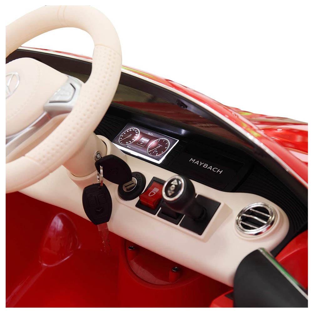 Little angel - Kids Cars Mercedes Maybach S650 Licensed Ride-On Car - ZB188-RED