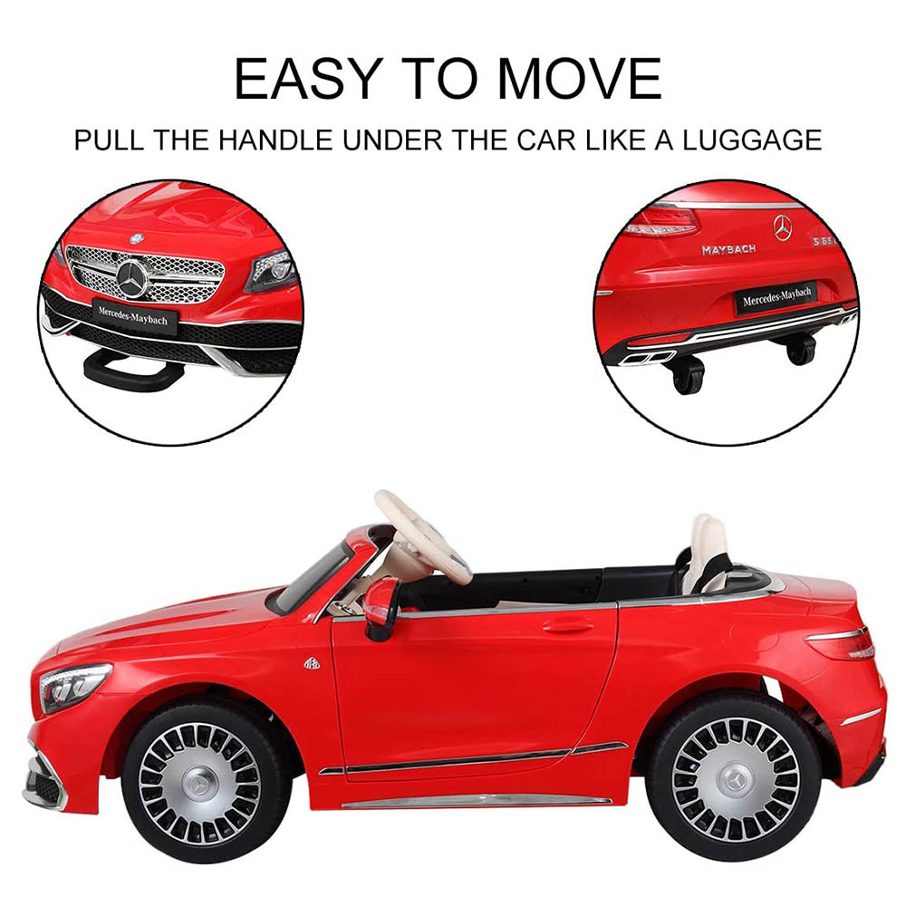 Little angel - Kids Cars Mercedes Maybach S650 Licensed Ride-On Car - ZB188-RED