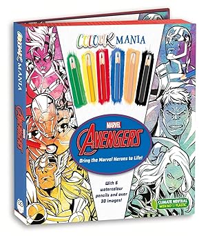 Igloo Colour Mania - Marvel Avengers: Superhero Watercolour Fun for Kids