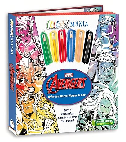 Igloo Colour Mania - Marvel Avengers: Superhero Watercolour Fun for Kids