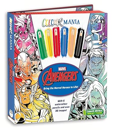 Igloo Colour Mania - Marvel Avengers: Superhero Watercolour Fun for Kids
