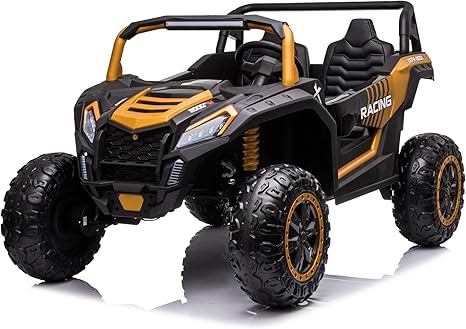 Lovely Baby - 12V UTV Ride-On Car LB 032EL , Ages 2-6 Years - Gold