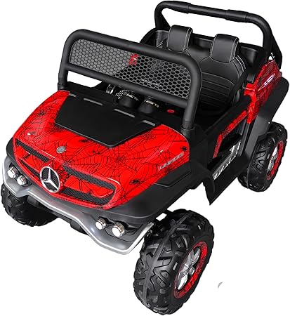 Lovely Baby - Powered Riding Jeep for Kids LB 858DX, Electric Ride-on Vehicle,Power Truck, Light, Music, Best Gift for Children 2-6 Yrs - Red