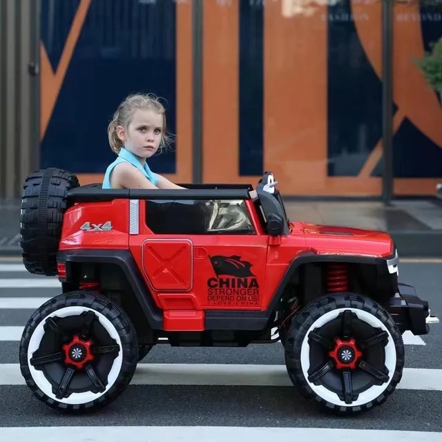 Myts - Jeep New Jumbo 12V for Kids Rideon - Red