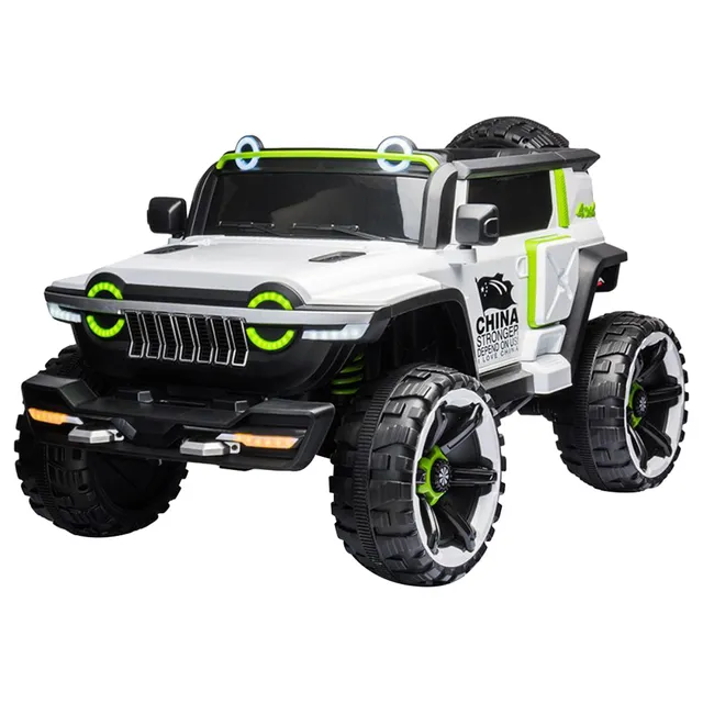 Myts - 4x4 Powerful Suv Jeep Electric 12v Rideon - White