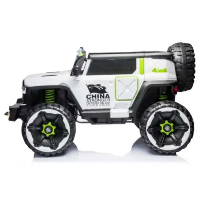 Myts - 4x4 Powerful Suv Jeep Electric 12v Rideon - White