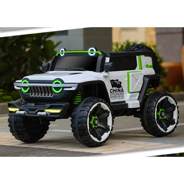 Myts - 4x4 Powerful Suv Jeep Electric 12v Rideon - White
