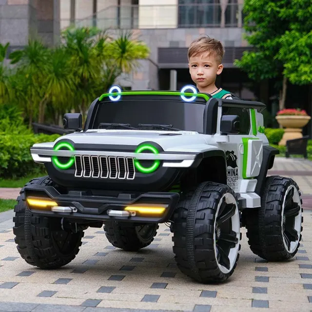 Myts - 4x4 Powerful Suv Jeep Electric 12v Rideon - White