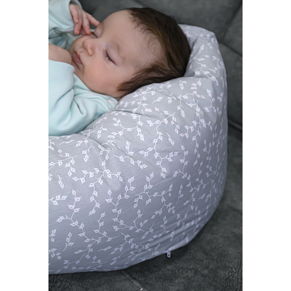 Babyjem - Functional Mother & Baby Pillow - Green Flower