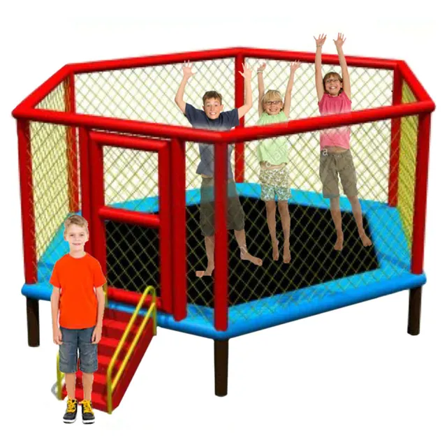Megastar - Sky Zone 12 Ft Hexagon Trampoline W Sturdy Ladder