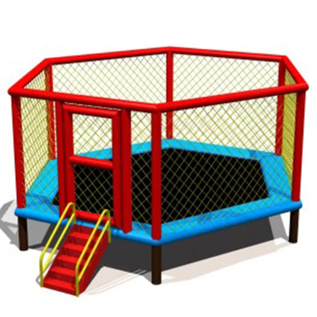 Megastar - Sky Zone 12 Ft Hexagon Trampoline W Sturdy Ladder
