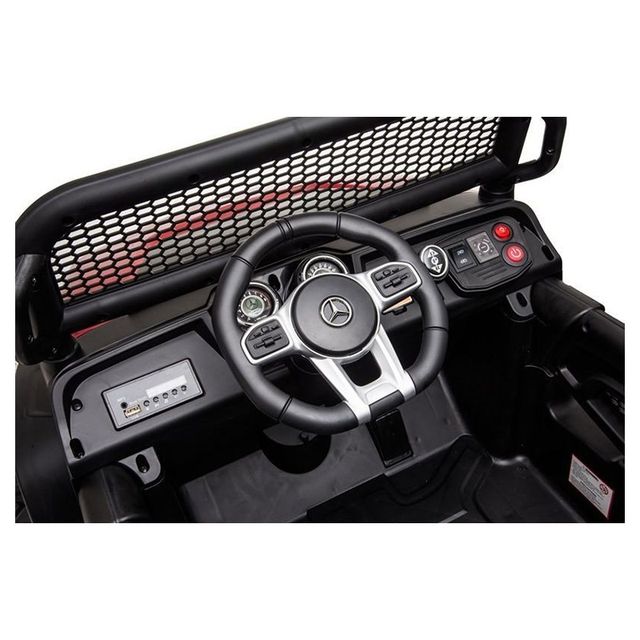 Megastar - Ride on 12 V Licensed Mercedes Benz Juniors Unimog 2 Seater Electric Car - Blue