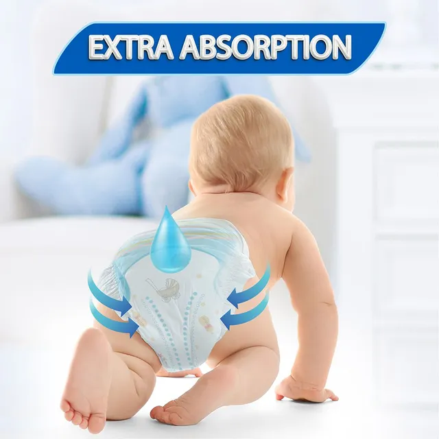 Sanita Bambi - Baby Diapers Super Pack Size 3, Medium, 6-11 KG, 140 Count