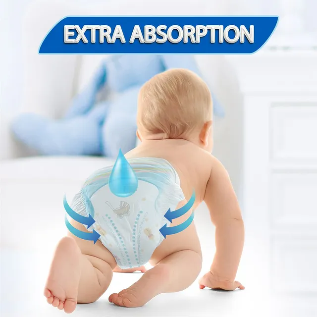 Sanita Bambi - Baby Diapers Super Pack Size 6, XX Large +16 KG, 72 Count