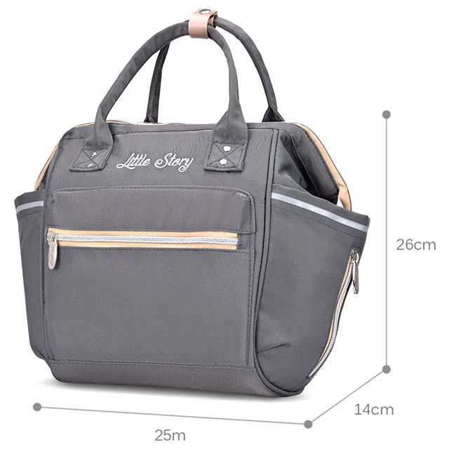 Teknum - Pack and Go Foldable Car Seat w/ Ace Diaper Bag - Grey
