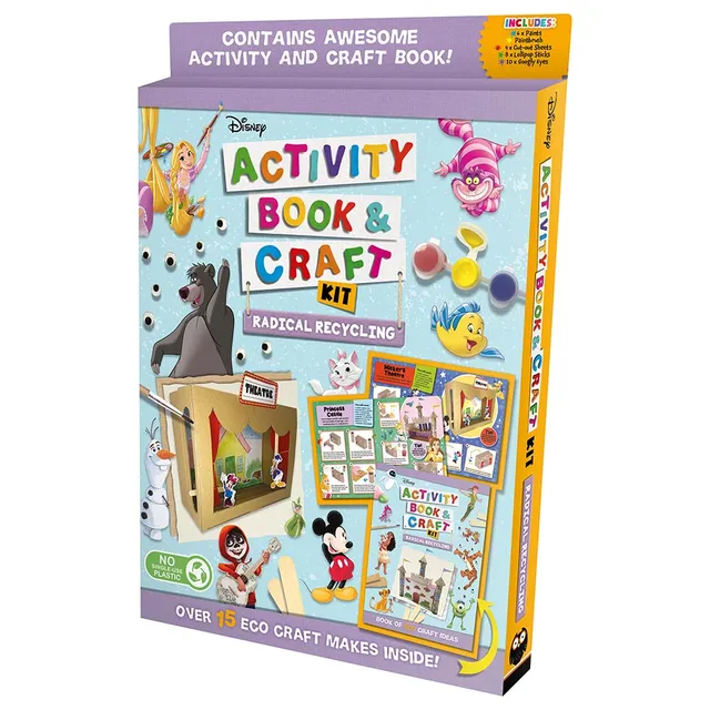 Igloo Disney: Activity Book & Craft Kit Radical Recycling - Creative Eco Fun for Kids
