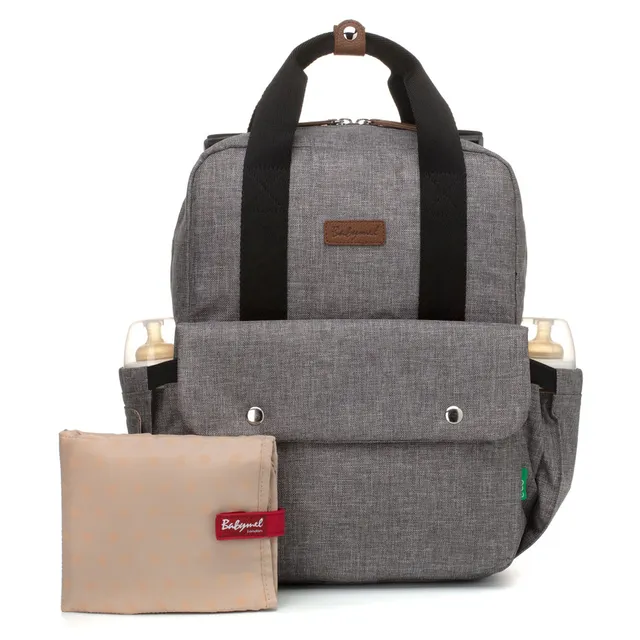 Babymel - Georgi Convertible Diaper Bag - Grey
