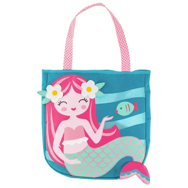 Stephen Joseph - Beach Tote with Sand Toy Playset - Mermaid