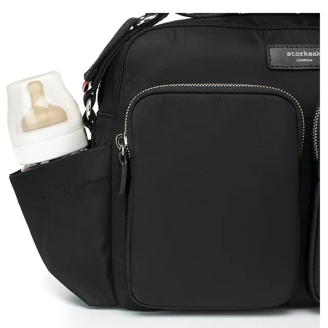 Storksak - Eco Stroller Diaper Bag - Black