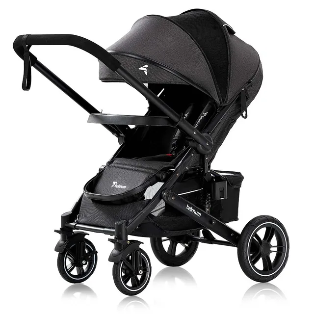 Teknum - Reversible Moon Walk Stroller - Black