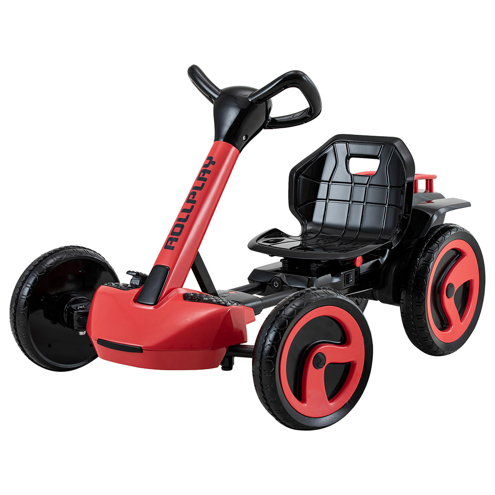 Rollplay 12V Flex Kart XL Ride-On Toy for Kids - Battery-Powered Drift Kart, Adjustable Speed, Outdoor Racing Fun