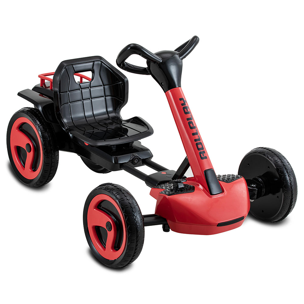 Rollplay 12V Flex Kart XL Ride-On Toy for Kids - Battery-Powered Drift Kart, Adjustable Speed, Outdoor Racing Fun