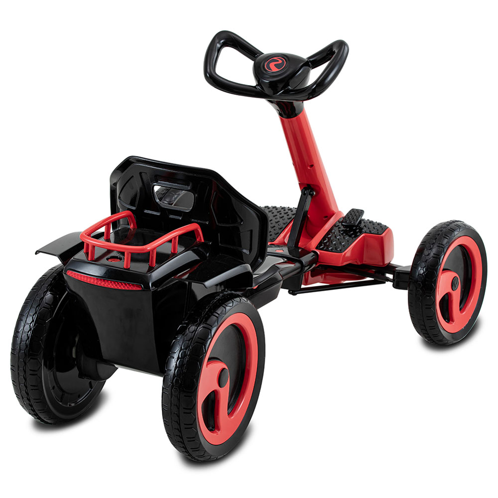 Rollplay 12V Flex Kart XL Ride-On Toy for Kids - Battery-Powered Drift Kart, Adjustable Speed, Outdoor Racing Fun