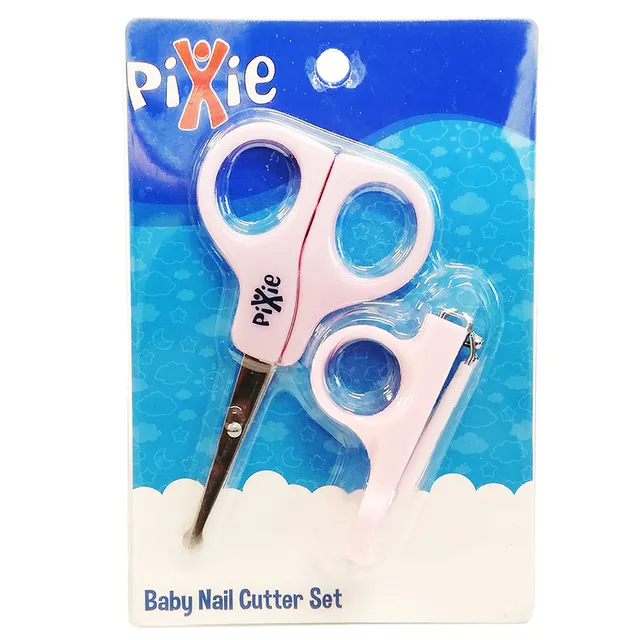 Pixie Pink Baby Nail Cutter and Scissors