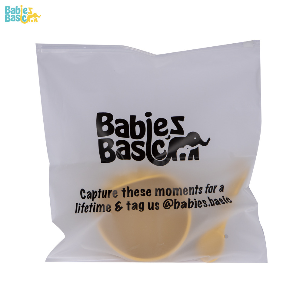 Babies Basic - Silicone Feeding Set - 2 Pcs - Yellow
