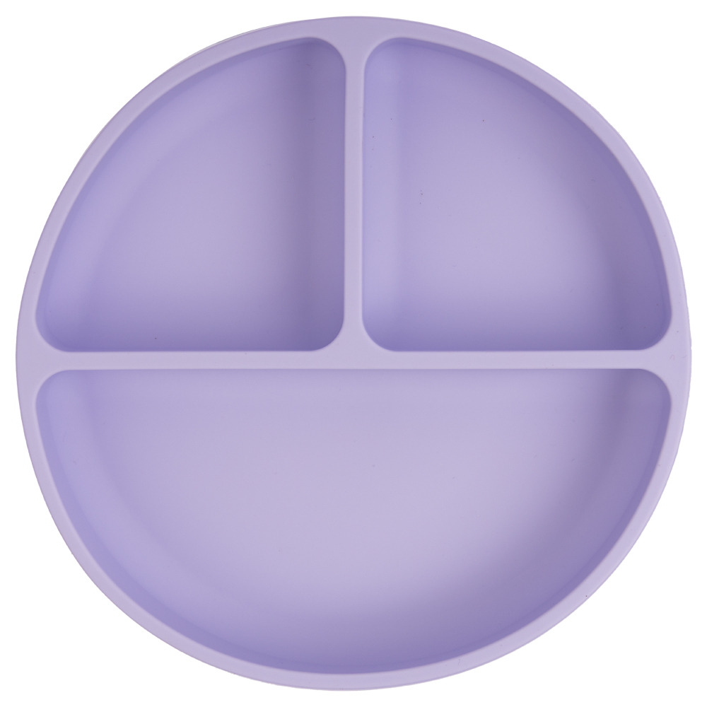 Babies Basic - Silicone Feeding Set - 6 Pcs - Purple