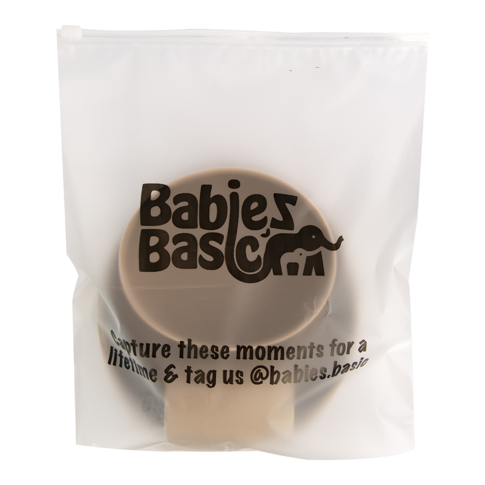 Babies Basic - Silicone Plate, Bowl and Cup- Cream