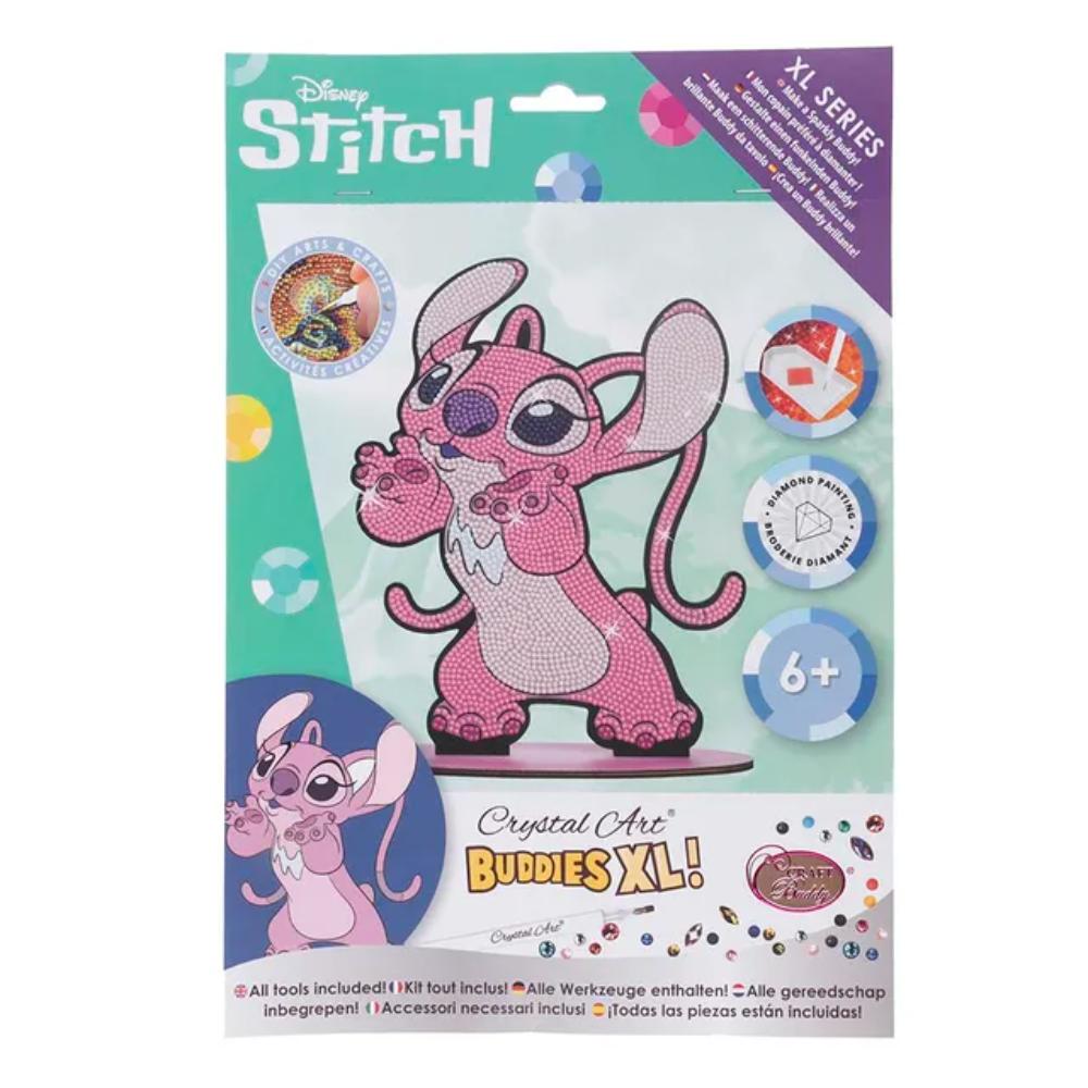 Craft Buddy - Angel Crystal Art Buddy Kit – Quick & Easy Disney Craft for Ages 6+ | Sparkling Collectible Display
