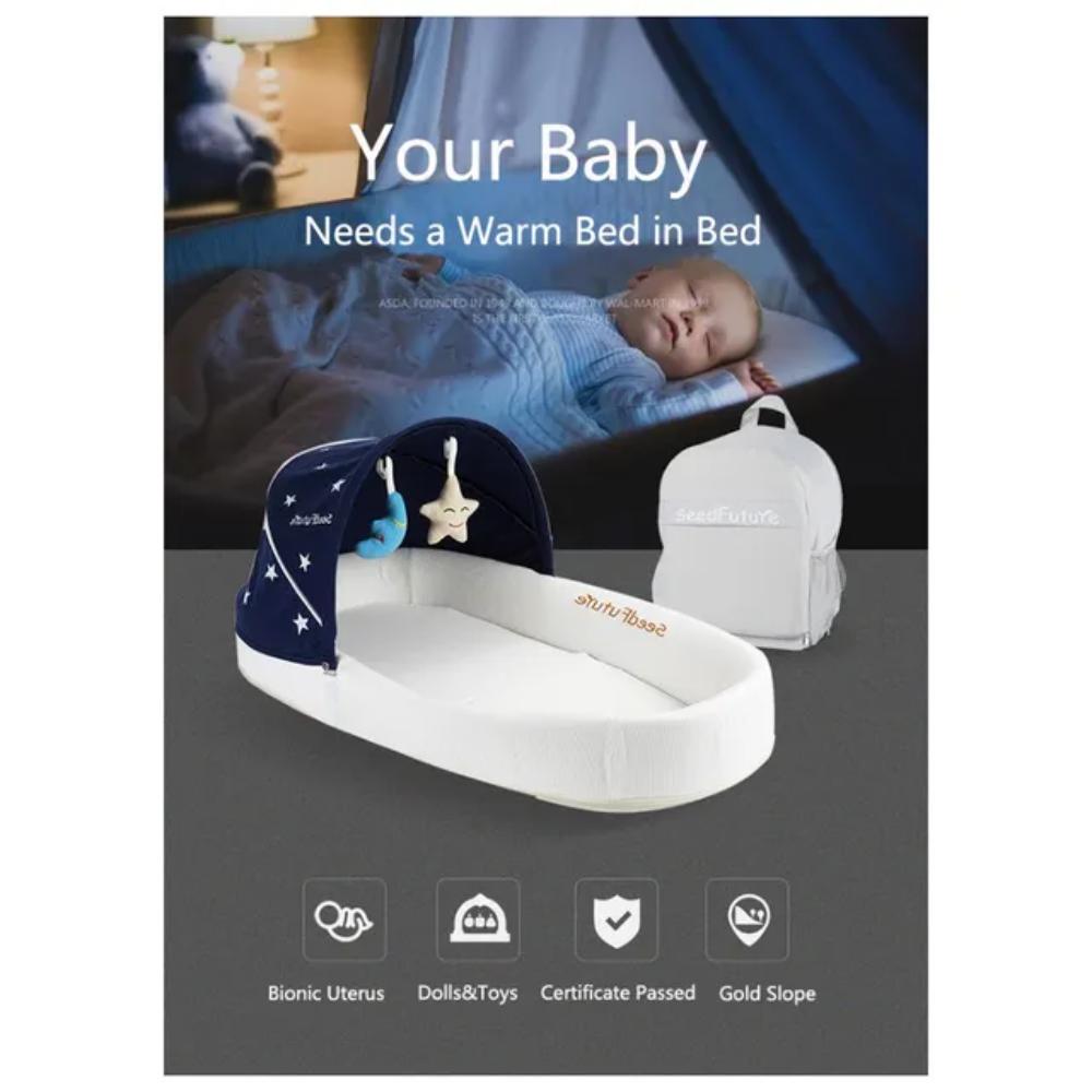 Factory Price - Andrea Portable Baby Lounger - Pink