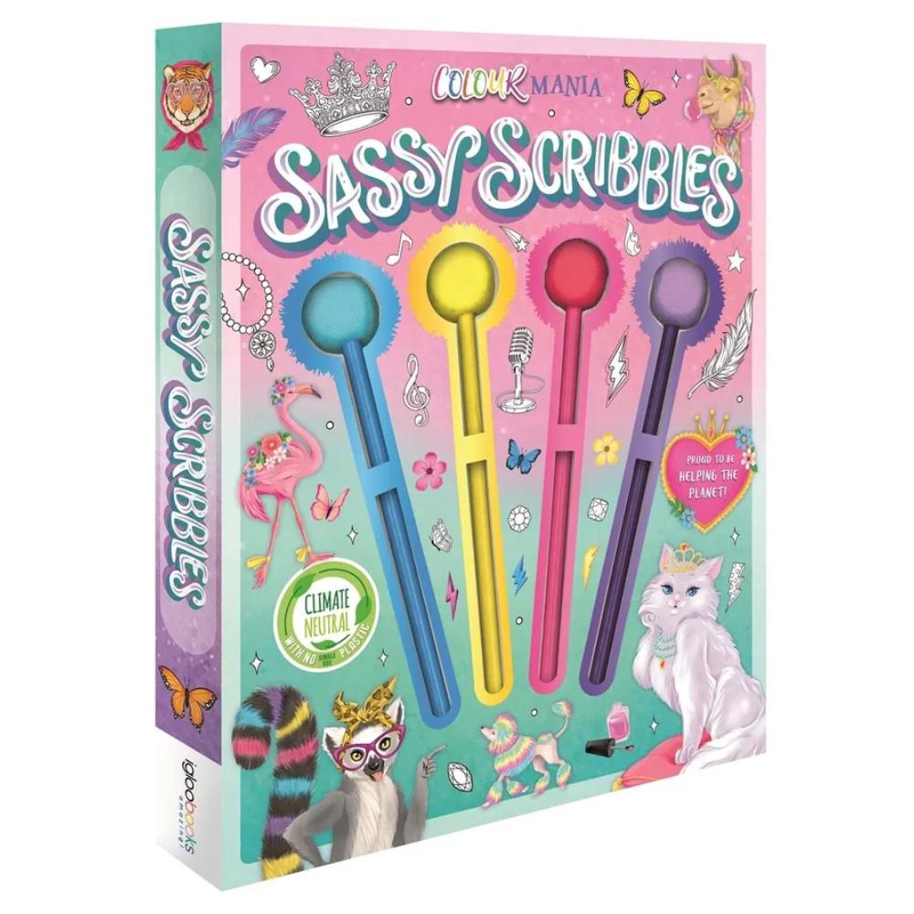Igloo Colour Mania - Sassy Scribbles: Fun & Vibrant Disney Art Book for Kids