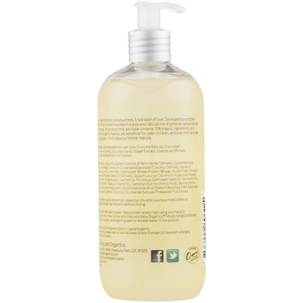 Nature's Baby Organics Shampoo and Body Wash - Coconut Pineapple 16 oz