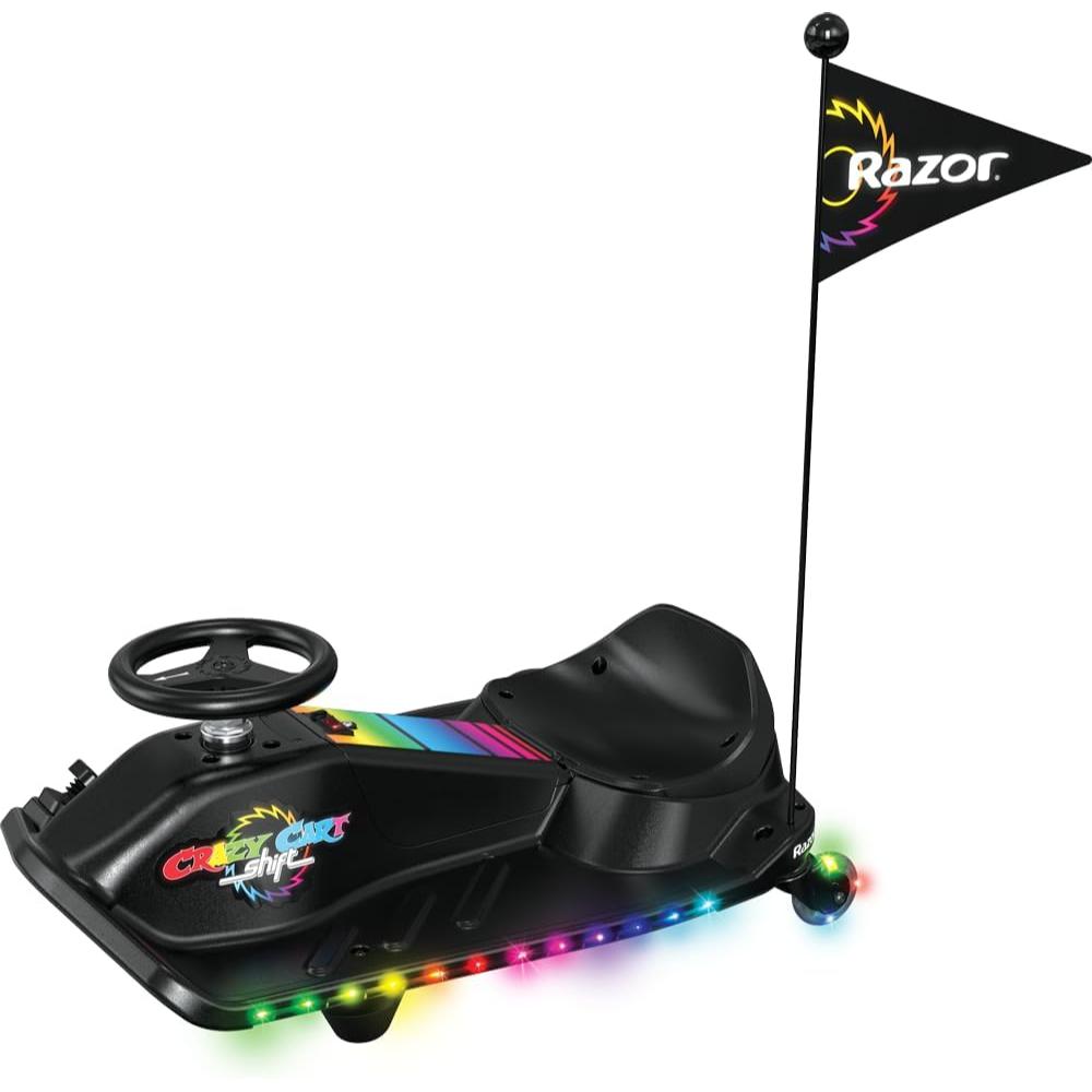 Razor Crazy Cart Shift Lightshow - 13km/h - Drift Ride-On Car for Kids
