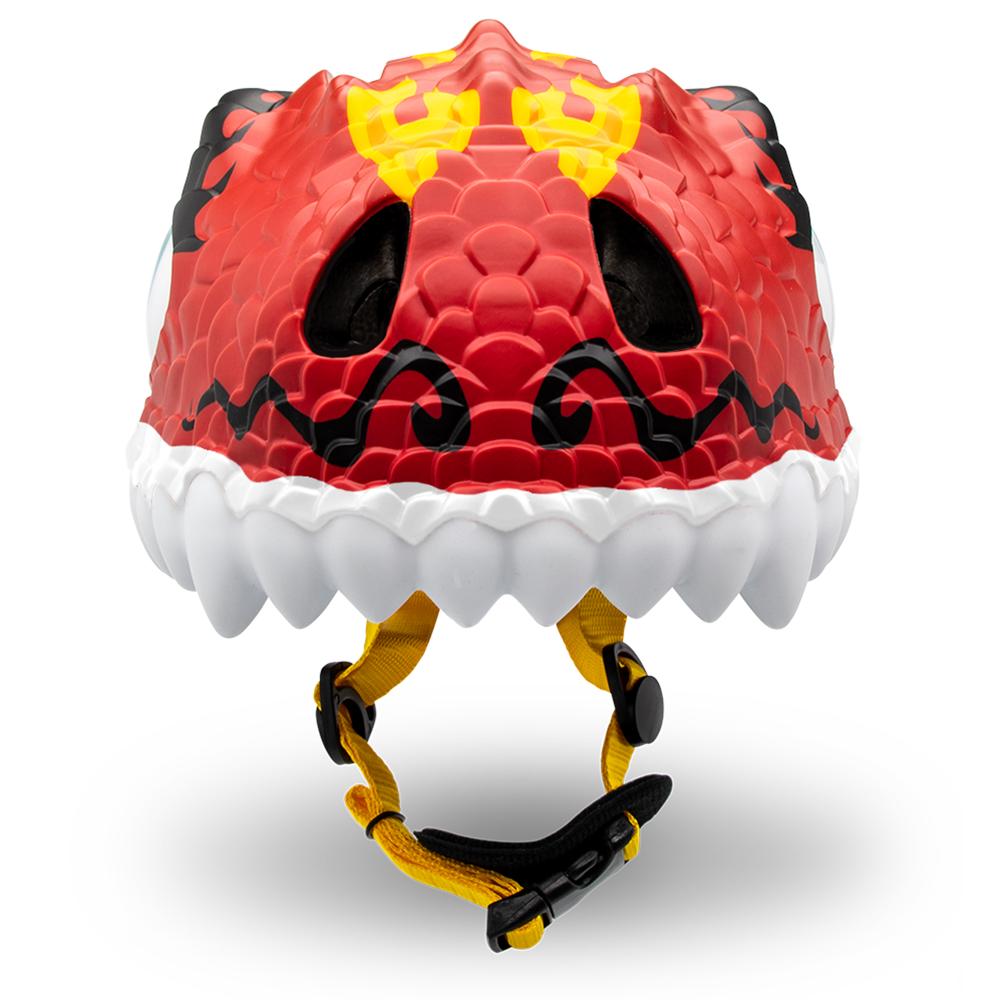 Crazy Safety - Bicycle Helmet Dragon - Red
