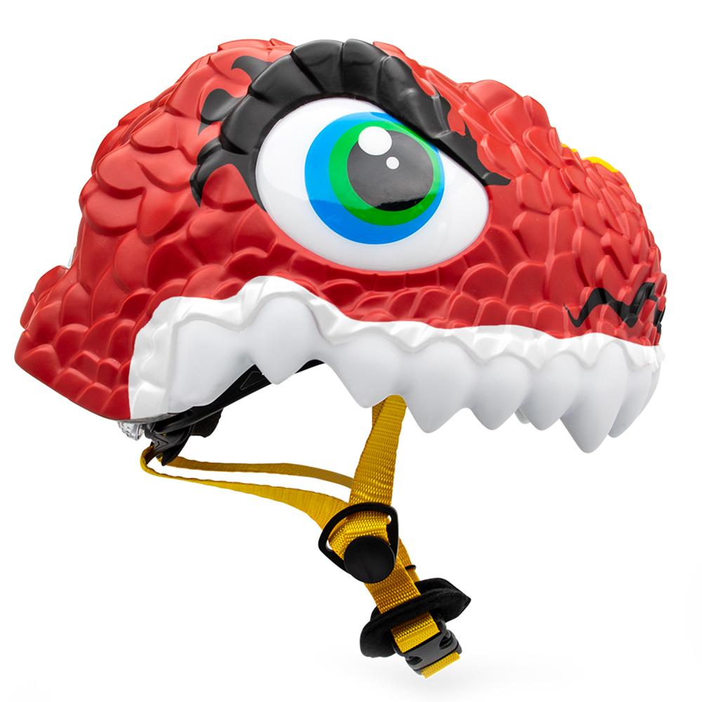 Crazy Safety - Bicycle Helmet Dragon - Red