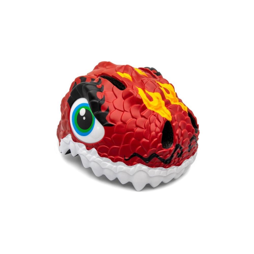 Crazy Safety - Bicycle Helmet Dragon - Red