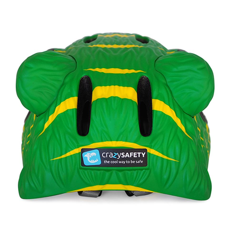 Crazy Safety - Bicycle Helmet Tiger - Green