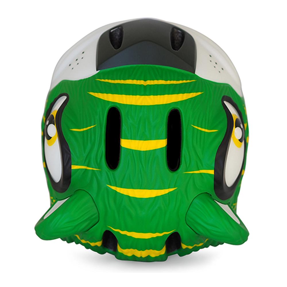 Crazy Safety - Bicycle Helmet Tiger - Green