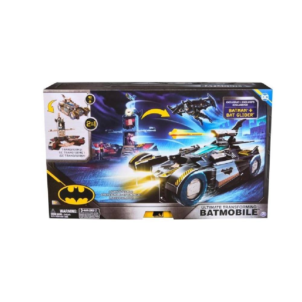 DC Batman - Ultimate Transforming Batmobile 2-in-1 Playset - Ages 4+ Years