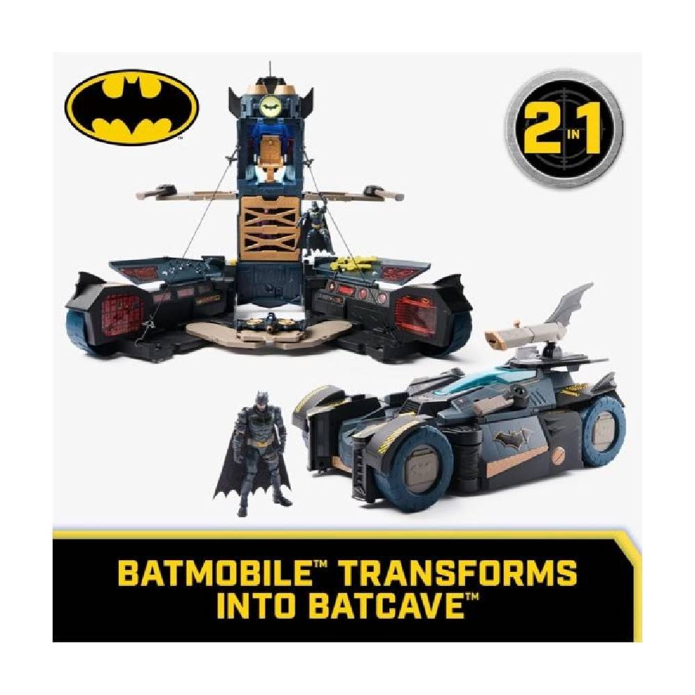 DC Batman - Ultimate Transforming Batmobile 2-in-1 Playset - Ages 4+ Years