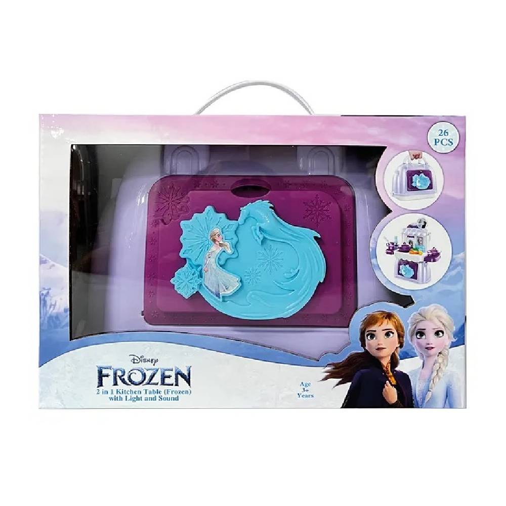 Frozen - Kitchen Table Set 2in1 Light and Sound - Ages 3+Years