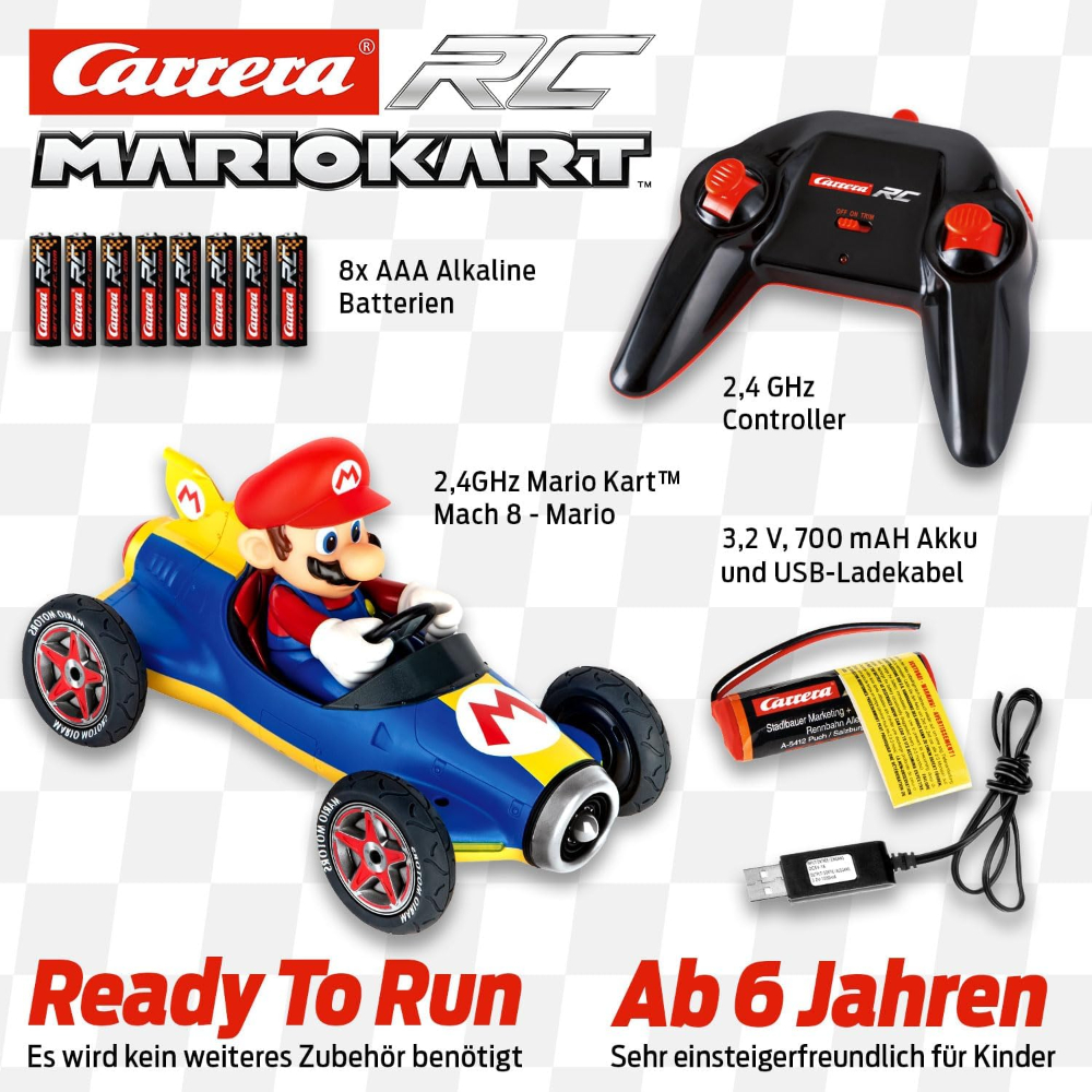 Carrera - Mario Kart Mach 8 RC Car 1:18