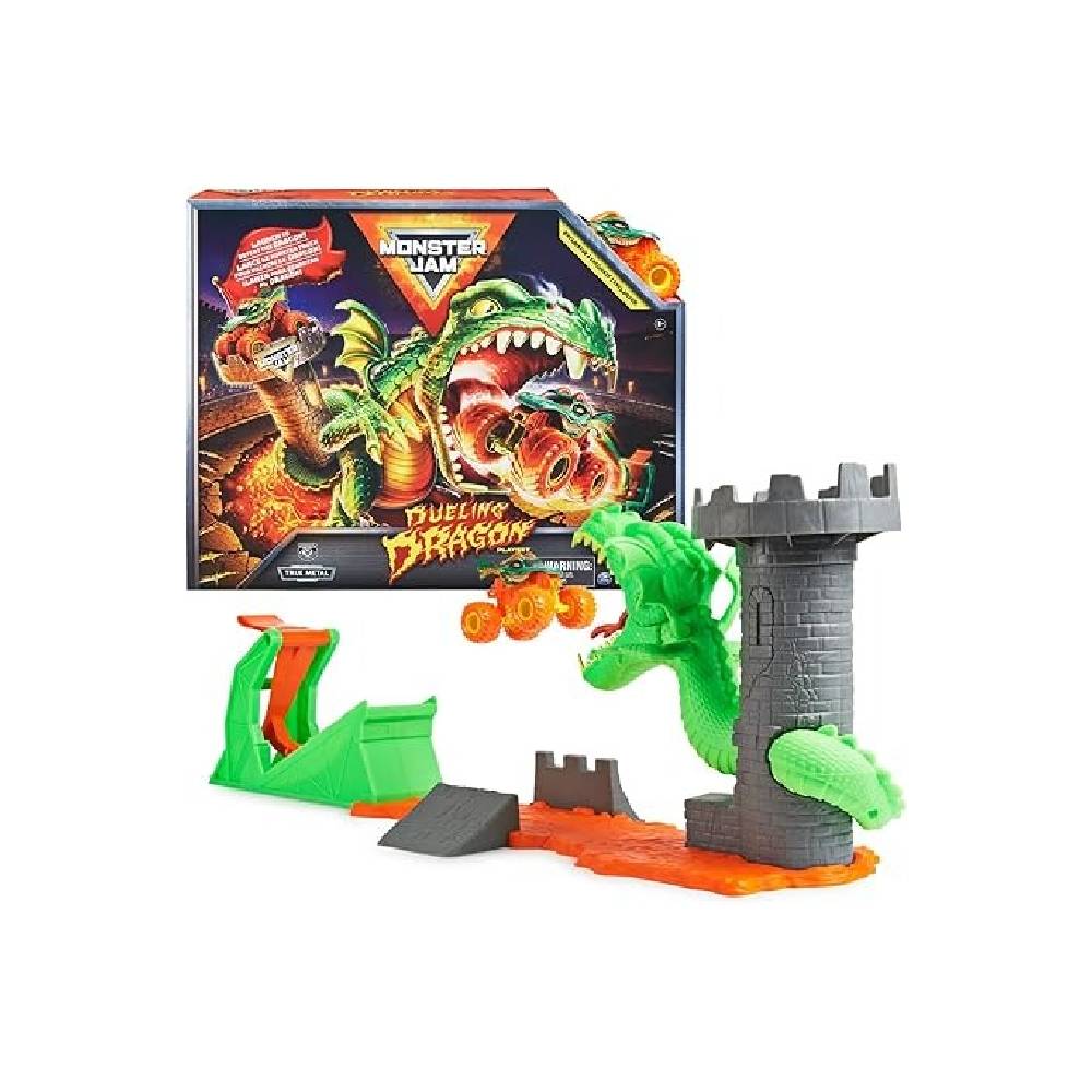 Monster Jam - 1:64 Dueling Dragon Stunt Playset - Ages 3+ Years