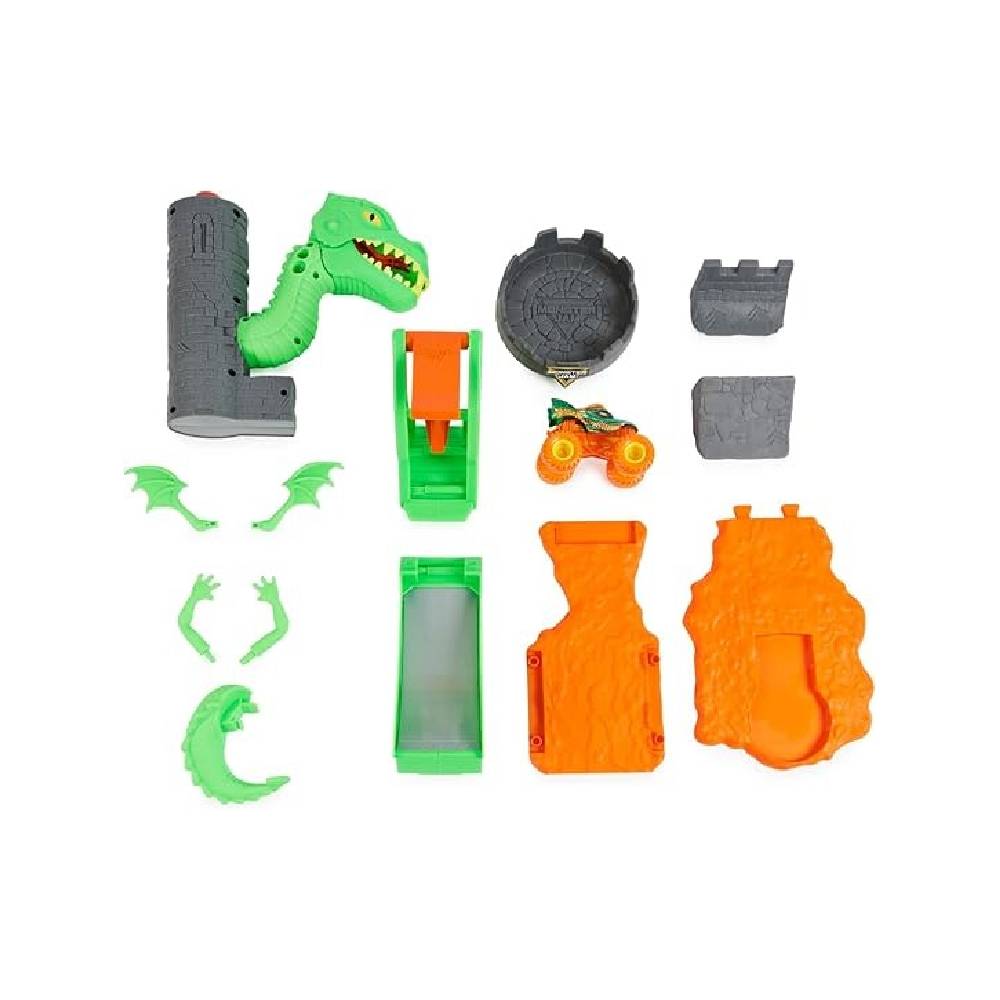 Monster Jam - 1:64 Dueling Dragon Stunt Playset - Ages 3+ Years