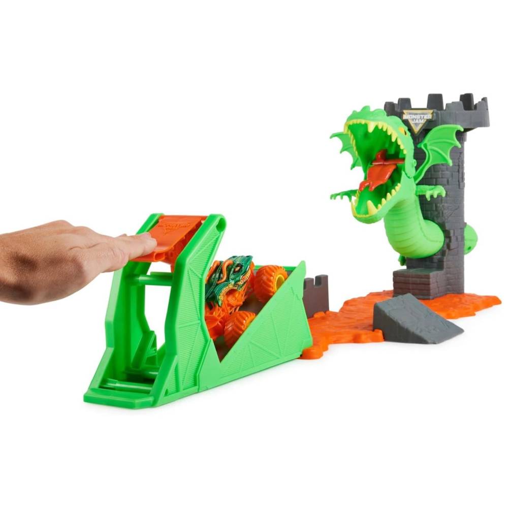 Monster Jam - 1:64 Dueling Dragon Stunt Playset - Ages 3+ Years