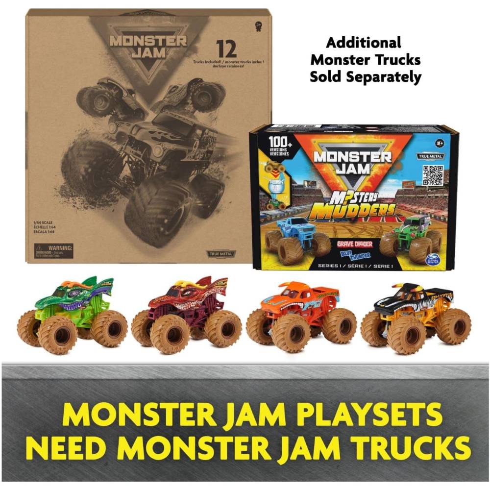 Monster Jam - 1:64 Dueling Dragon Stunt Playset - Ages 3+ Years