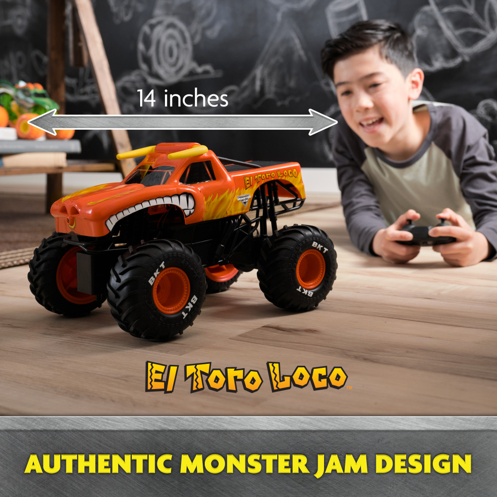 Monster Jam RC 1:15 Scale El Toro Loco Remote Control Truck